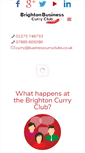 Mobile Screenshot of brightonbusinesscurryclub.co.uk