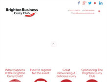 Tablet Screenshot of brightonbusinesscurryclub.co.uk